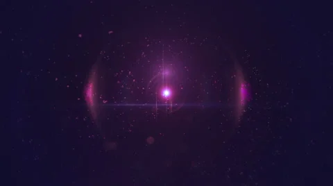 Intro of a particles sphere with optical flares Stock Footage 64709824