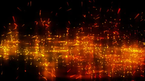 Intro - sparkles of gold comet. - CG HD Stock Footage 24896637