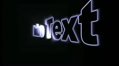 Intro text reveal with flashing lights Stock After Effects