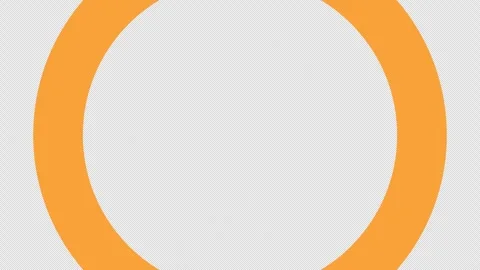 Intro transition animation  orange circle expanding motion graphic Stock Footage 330454646