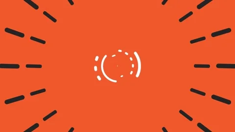 On Intro Vedio orange Stock Footage 259363876