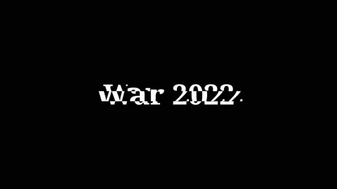 Intro - War 2022. Text Animation. Russia attack on Ukraine, war manifestation. Stock Footage 172041993