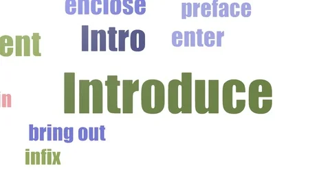 Introduce Tag Cloud Animated Isolated Video stock 107231084