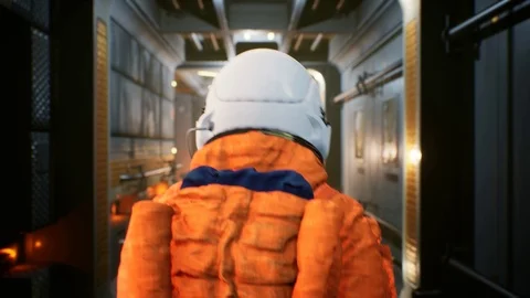 Introducing NASA astronaut preparing for mission 121 Stock Footage 120408638