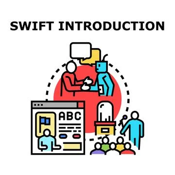 Introducing new technology and artificial intelligence concept Stockillustratie