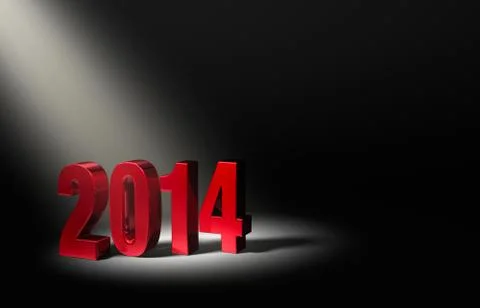 Introducing new year 2014 Stock Illustration
