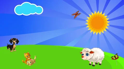 Introduction Congratulations Children's animation Stock Footage 59940089