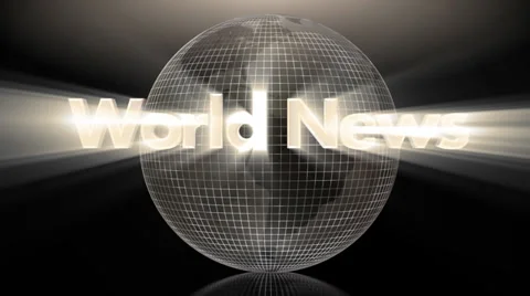 Intro/wipe - World News Stock Footage 31370251