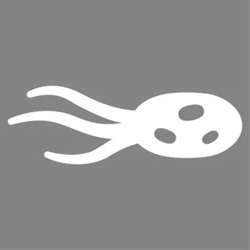 Intrude Microorganism Vector Icon Illustrazione stock