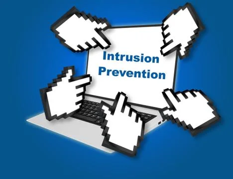 Intrusion Prevention concept Illustrazione stock