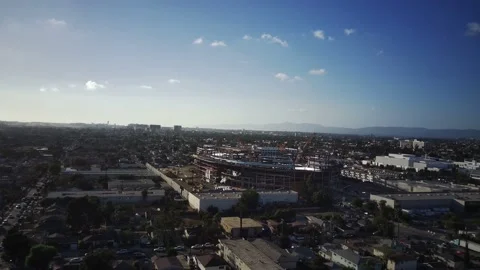 Intuit Dome Fly Over 2 Stock Footage 219837554