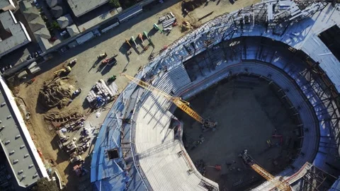 Intuit Dome Fly Over 5 動画素材 219837597