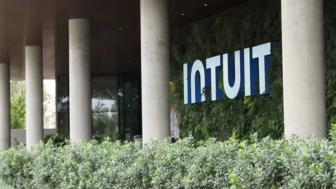 Intuit set to release earnings report after market close, CALIFORNIA, US - 20 No Stock Footage 321435524