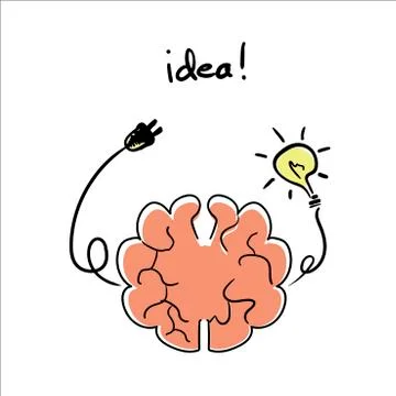 Intuition abstract concept Stock Illustration