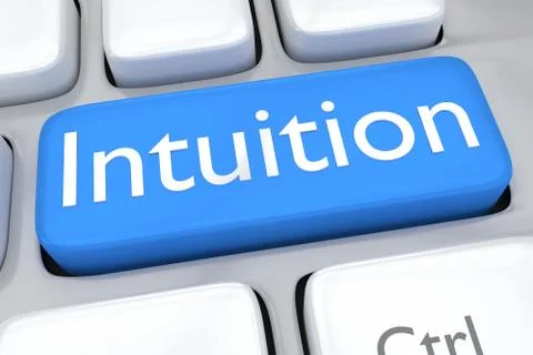 Intuition Button concept Stock Illustration