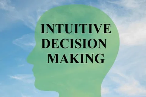 Intuitive Decision Making concept Иллюстрация