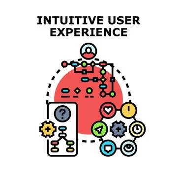 Intuitive user experience optimizing digital interaction journey Stock Illustration