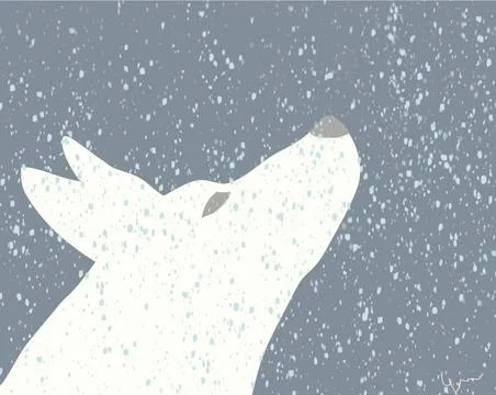 Inu in the Rain Illustration