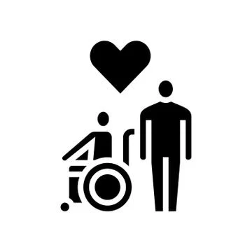 Invalid assistance glyph icon vector illustration Illustrazione stock