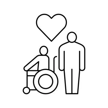 Invalid assistance line icon vector illustration 스톡 일러스트