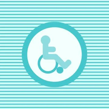 Invalid color flat icon Stock Illustration