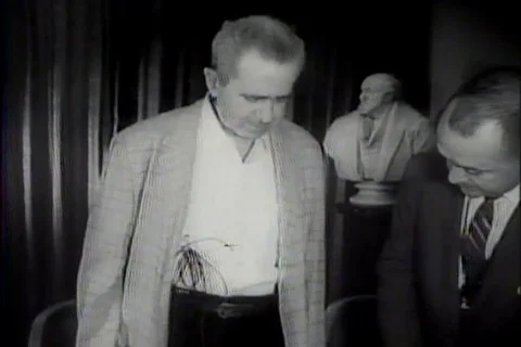 Invention and use of first Pacemaker Montefiore Hospital 1959 Stock Footage 125590971