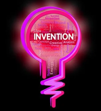 Invention Lightbulb Means Creativity Ideas And Innovation Stockillustratie