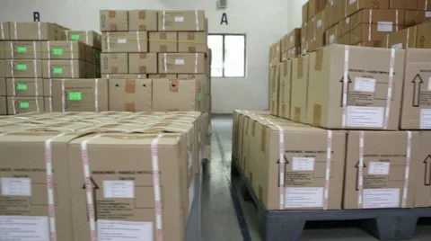 Inventory Cell of a Factory 動画素材 55444760