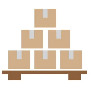 Inventory control icon on white background. flat style. Inventory control sym Stock Illustration