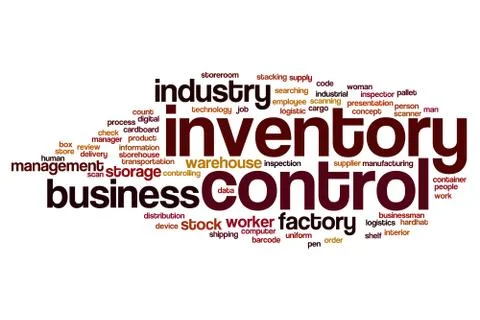 Inventory control word cloud イラスト素材