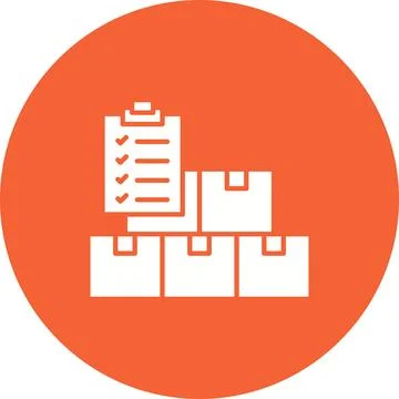 Inventory Management icon vector image. Stock Illustration