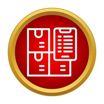Inventory management showing boxes and checklist icon Stock Illustration