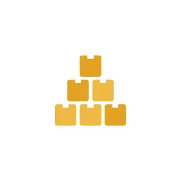 Inventory vector logo design template Stock-Illustration