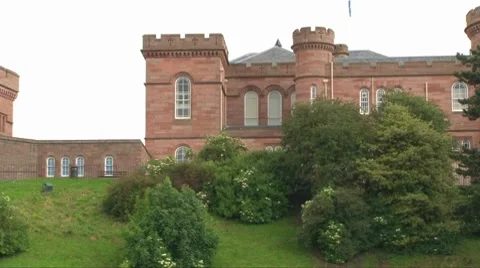 Inverness Castle Stock Footage 8359858