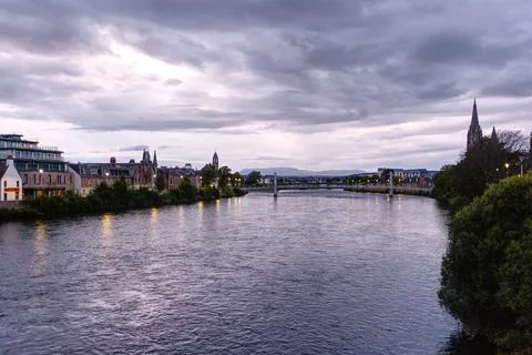 Inverness river ness Stock Photos
