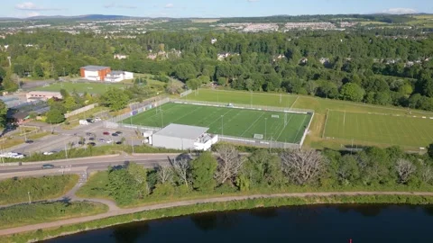 Inverness in Scotland by drone Stock Footage 281262293