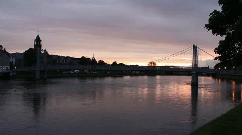 Inverness at the sunset Stock-Footage 11236002