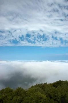 Inversion of the mountains Stock Photos