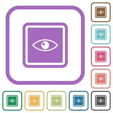 Invert object simple icons Stock Illustration