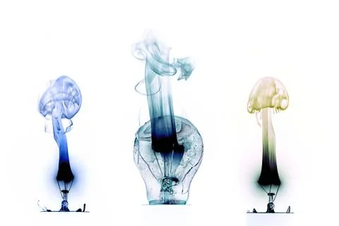 Inverted flare Foto stock