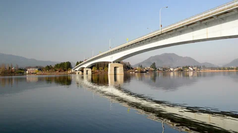 Inverted image of Mt. Fuji Stock Footage 37692546