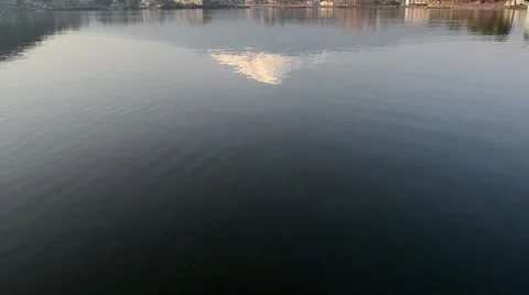 Inverted image of Mt. Fuji Stock Footage 40647847