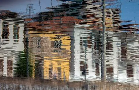 Inverted image. Reflections. Stock Photos