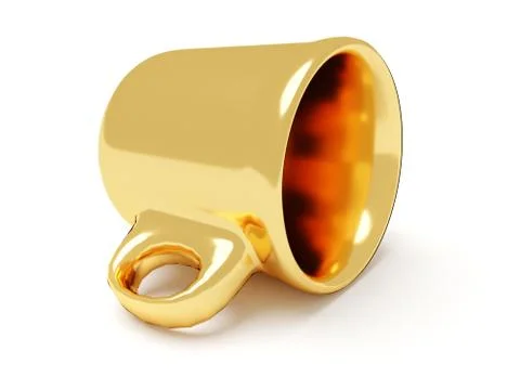 Inverted ?olden cup Stock Illustration