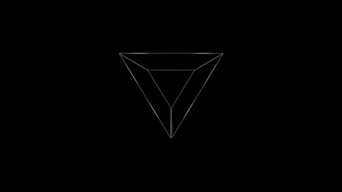 Inverted Prism Audio Spectrum 库存影片 297409074