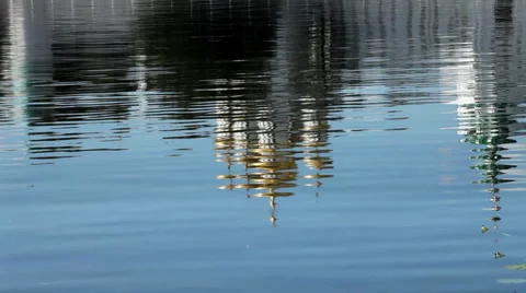 Inverted reflection  Monastery Stock Footage 36429235