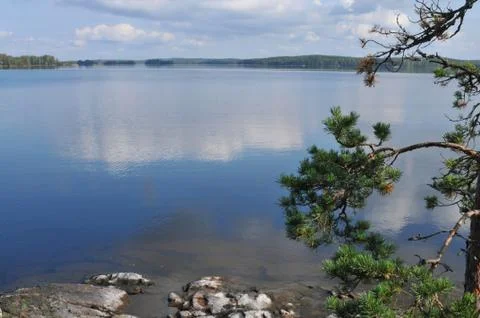 Inverted sky Stock Photos