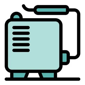 Inverter welding machine ensuring a stable current for various welding applic Stock Illustration