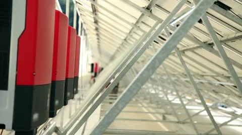 Inverters under solar panels Video stock 27848090