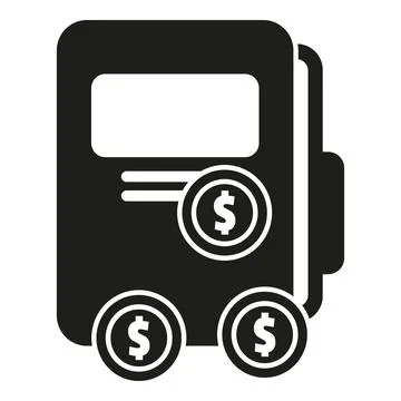 Invest folder icon simple vector. Finance success イラスト素材